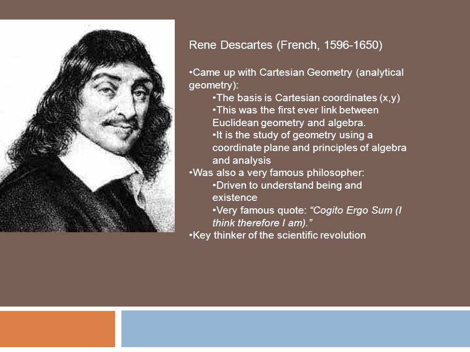 An analysis of philosophy of a deity by descartes